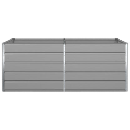 Fioriera Grigio chiaro 195 x 100 x 45 cm Acciaio zincato