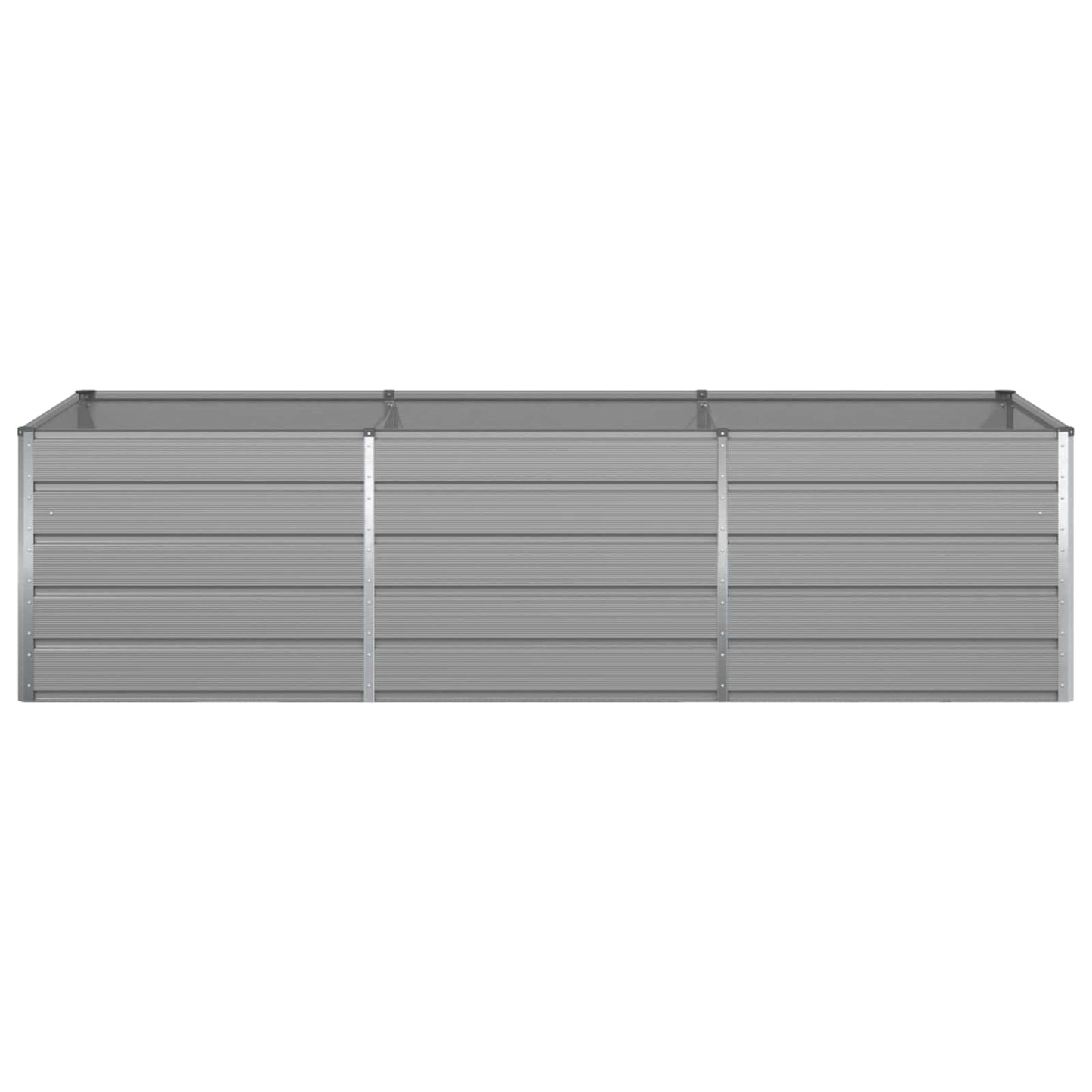 Fioriera Grigio chiaro 195 x 100 x 45 cm Acciaio zincato