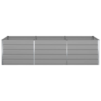 Fioriera Grigio chiaro 195 x 100 x 45 cm Acciaio zincato