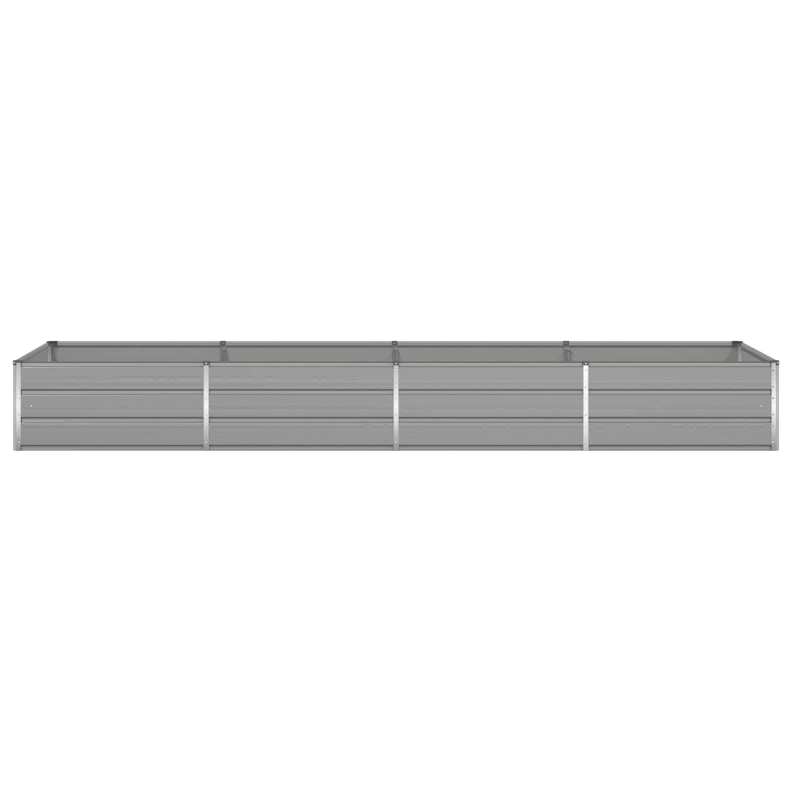 Fioriera Grigio chiaro 385 x 100 x 45 cm Acciaio zincato | homemem39