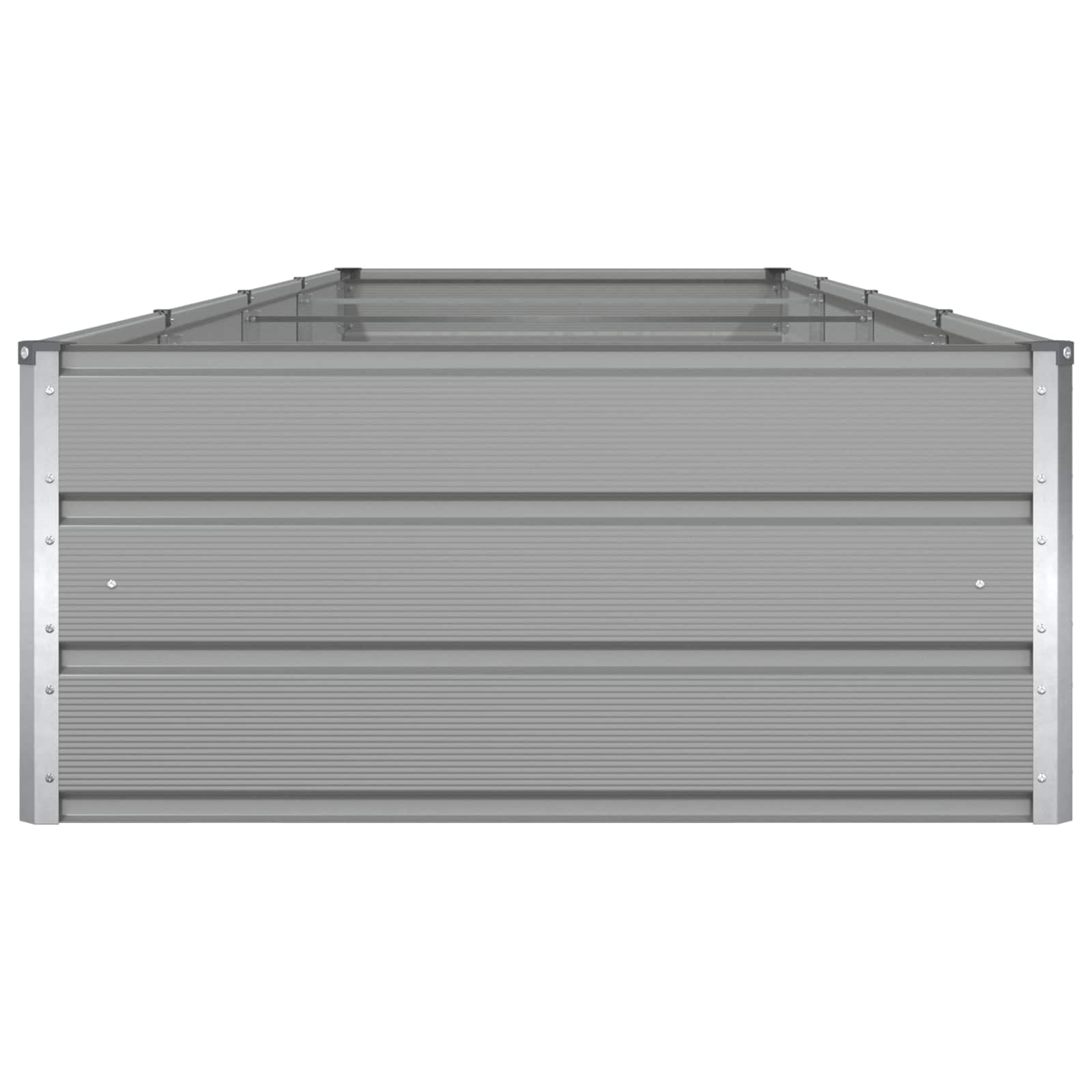 Fioriera Grigio chiaro 385 x 100 x 45 cm Acciaio zincato | homemem39