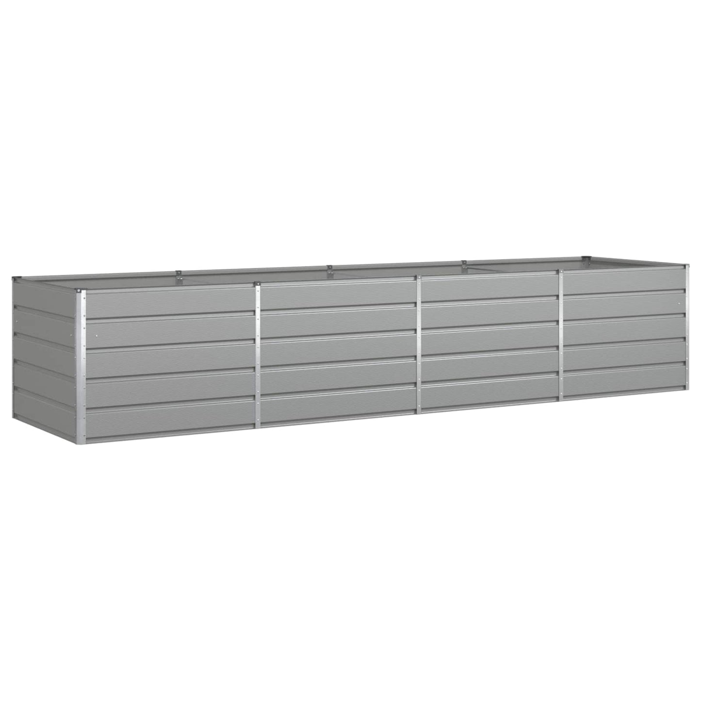 Fioriera Grigio chiaro 385 x 100 x 75 cm Acciaio zincato | homemem39