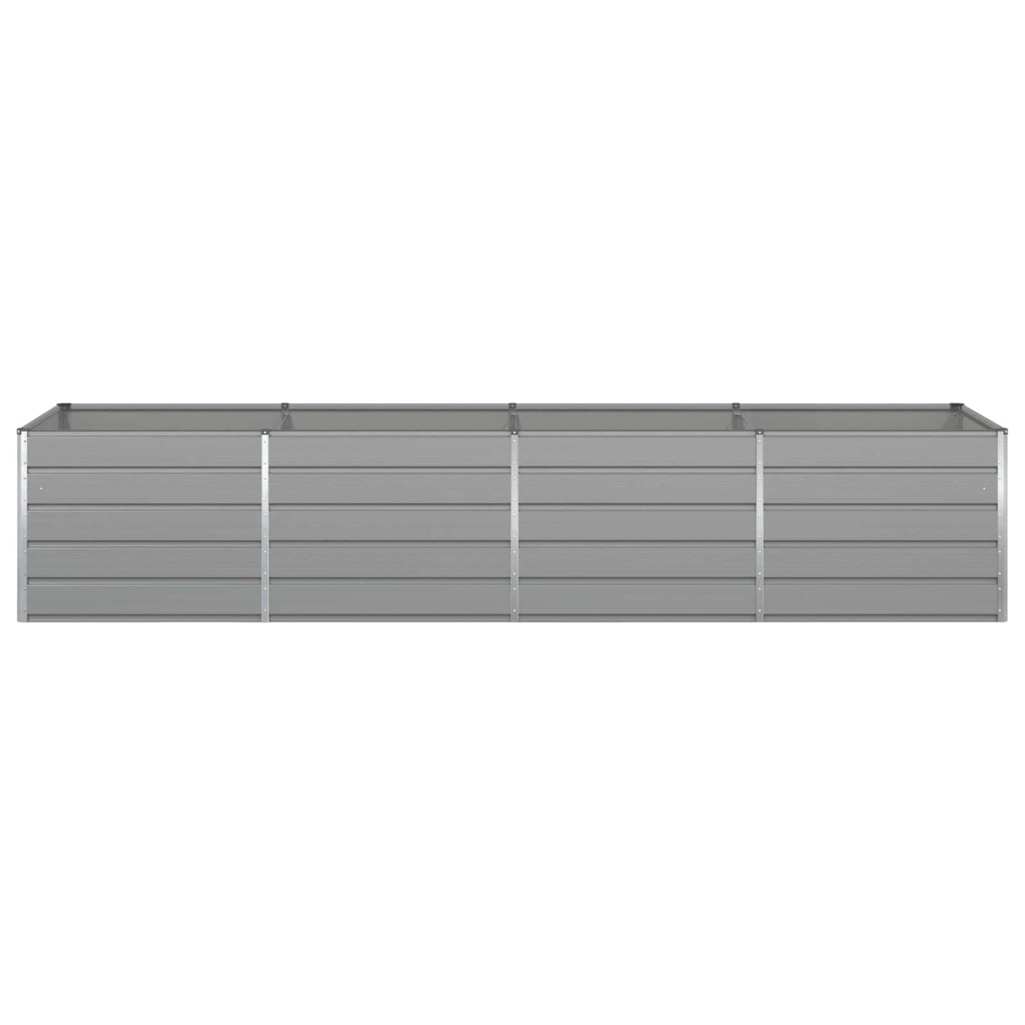 Fioriera Grigio chiaro 385 x 100 x 75 cm Acciaio zincato | homemem39