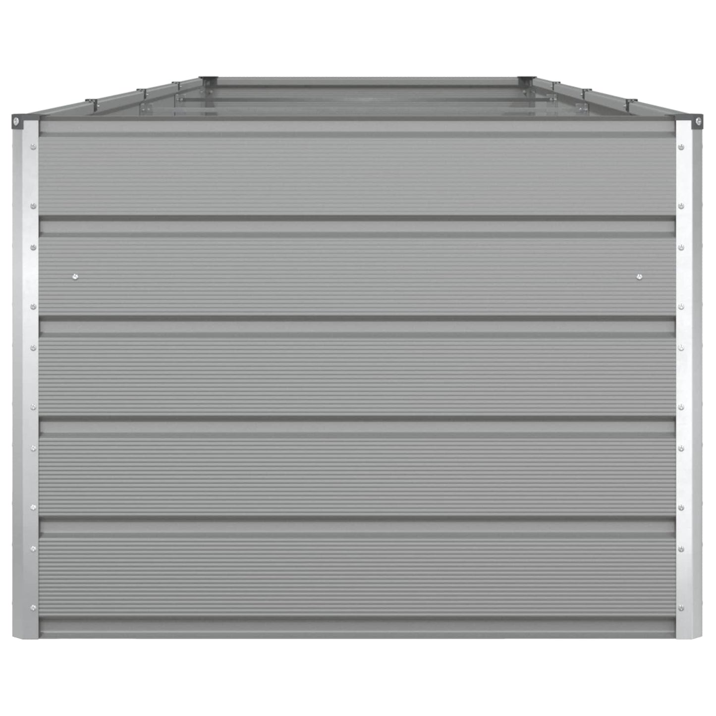 Fioriera Grigio chiaro 385 x 100 x 75 cm Acciaio zincato | homemem39