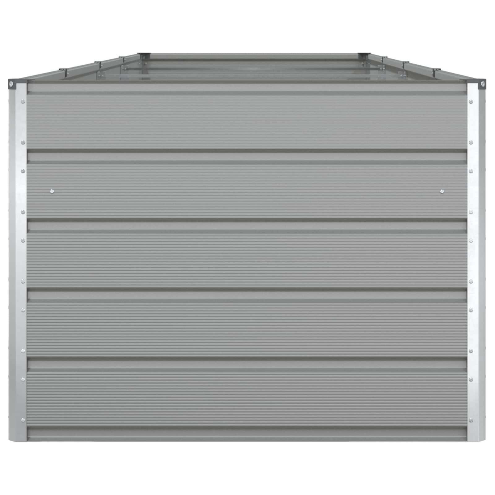 Fioriera Grigio chiaro 385 x 100 x 75 cm Acciaio zincato | homemem39