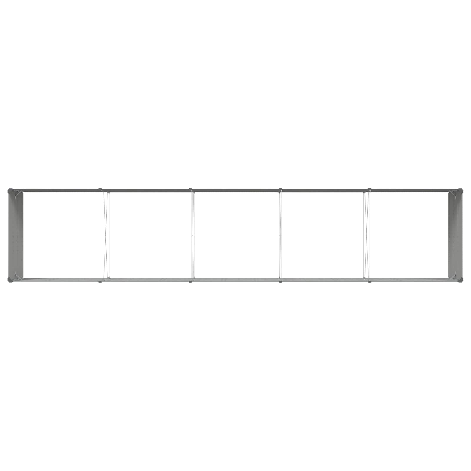 Fioriera Grigio chiaro 480 x 100 x 45 cm Acciaio zincato | homemem39