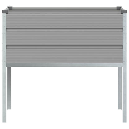 Fioriera Grigio chiaro 100 x 45 x 90 cm Acciaio zincato