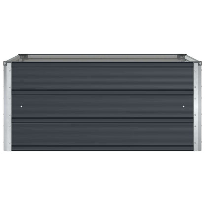 Fioriera Antracite 100 x 100 x 45 cm Acciaio