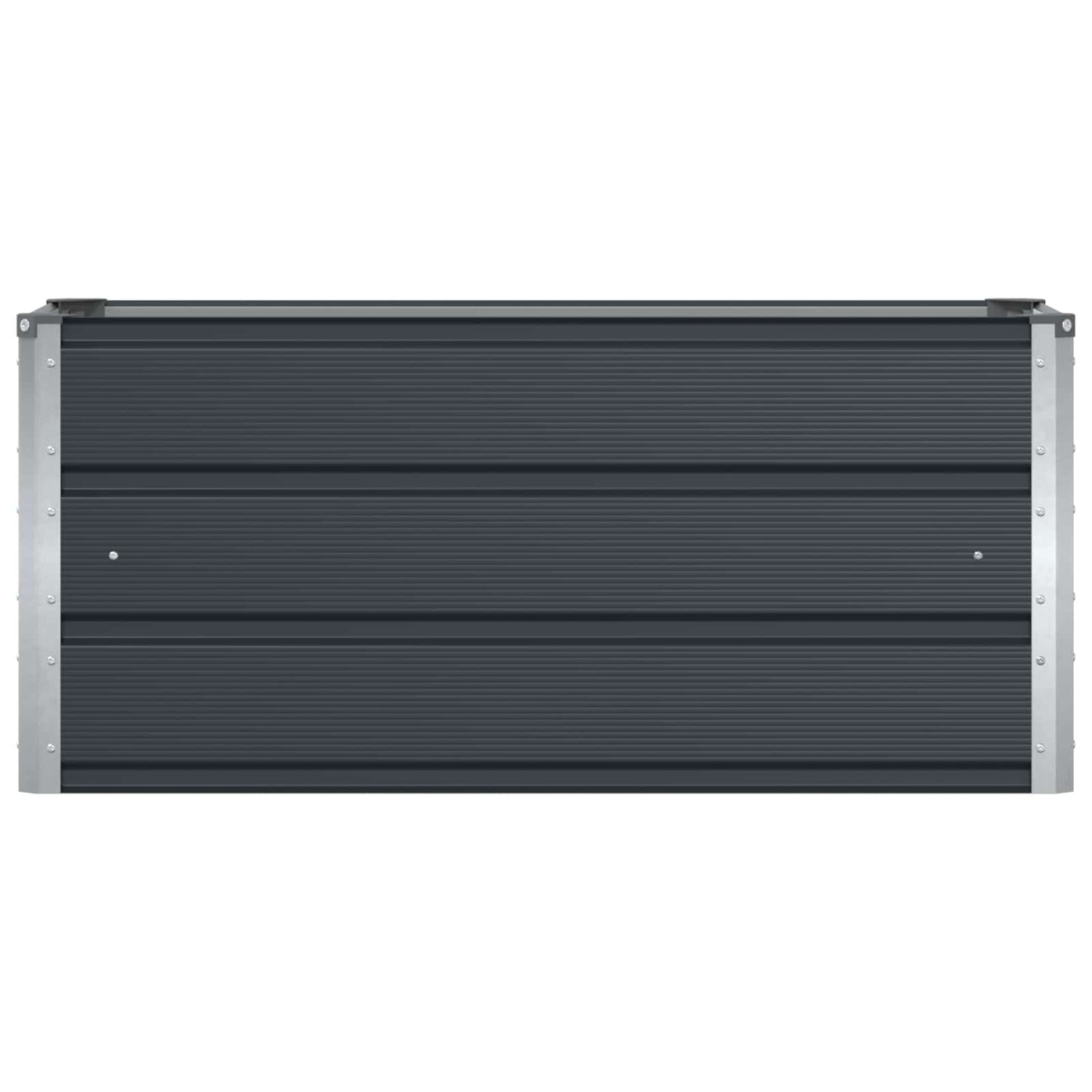 Fioriera Antracite 100 x 40 x 45 cm Acciaio