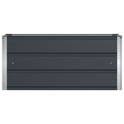 Fioriera Antracite 100 x 40 x 45 cm Acciaio