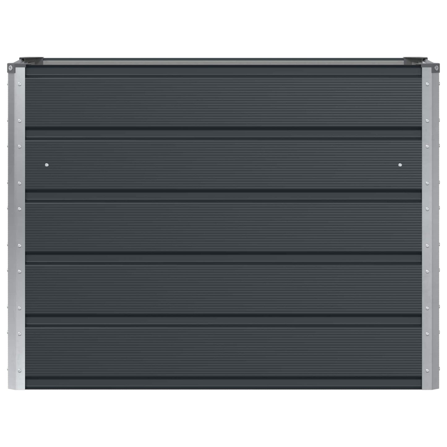 Fioriera Antracite 100 x 40 x 75 cm Acciaio