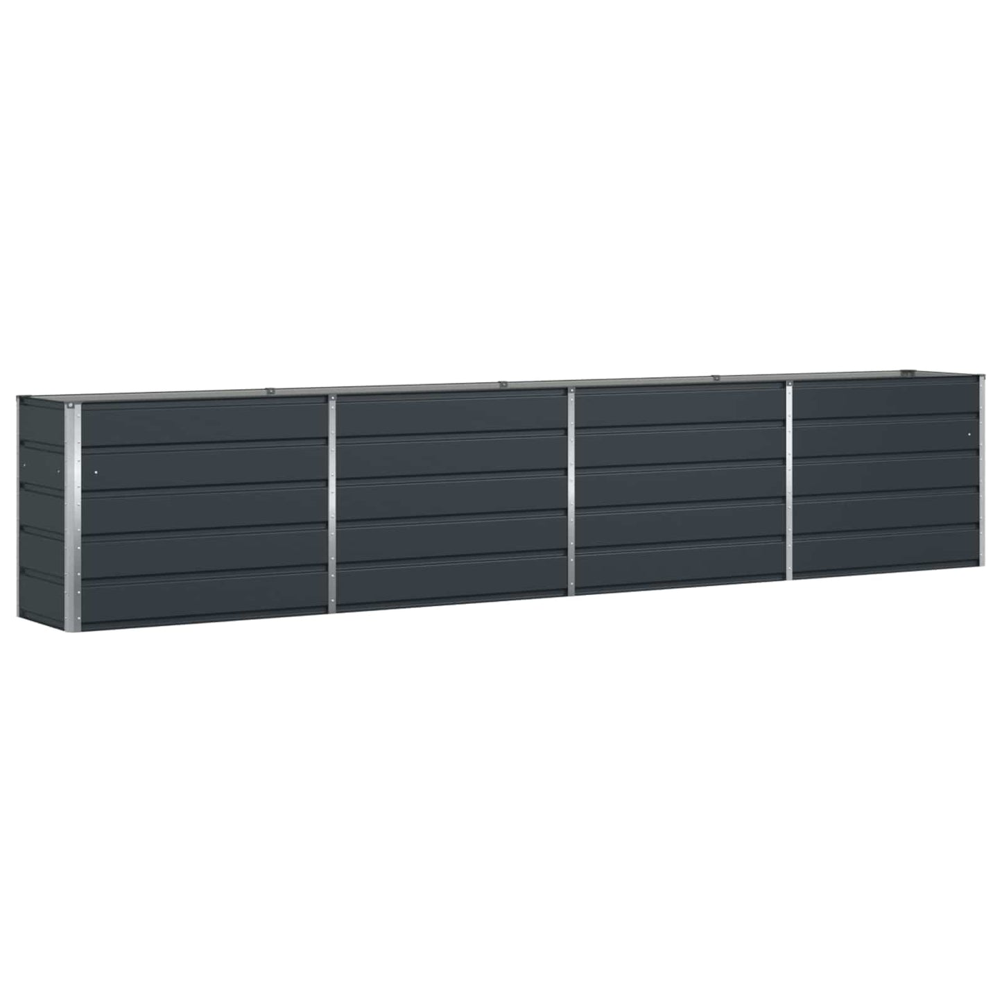 Fioriera Antracite 480 x 50 x 45 cm Acciaio zincato