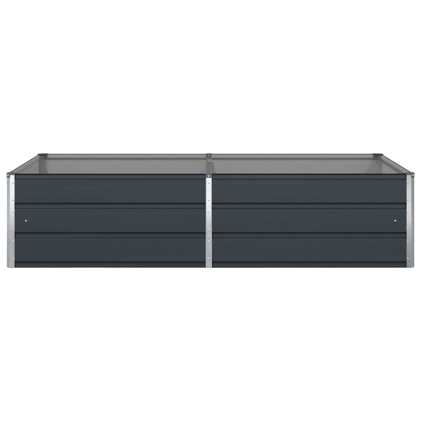 Fioriera Antracite 195 x 100 x 45 cm Acciaio zincato