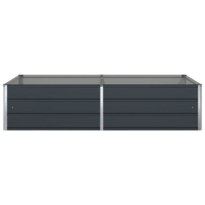 Fioriera Antracite 195 x 100 x 45 cm Acciaio zincato