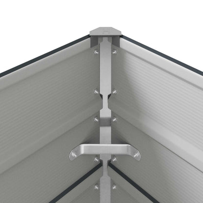 Fioriera Antracite 195 x 100 x 45 cm Acciaio zincato