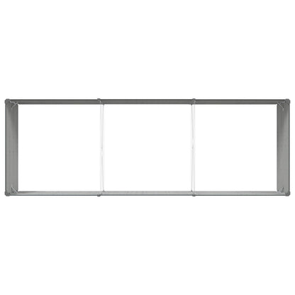 Fioriera Antracite 195 x 100 x 45 cm Acciaio zincato