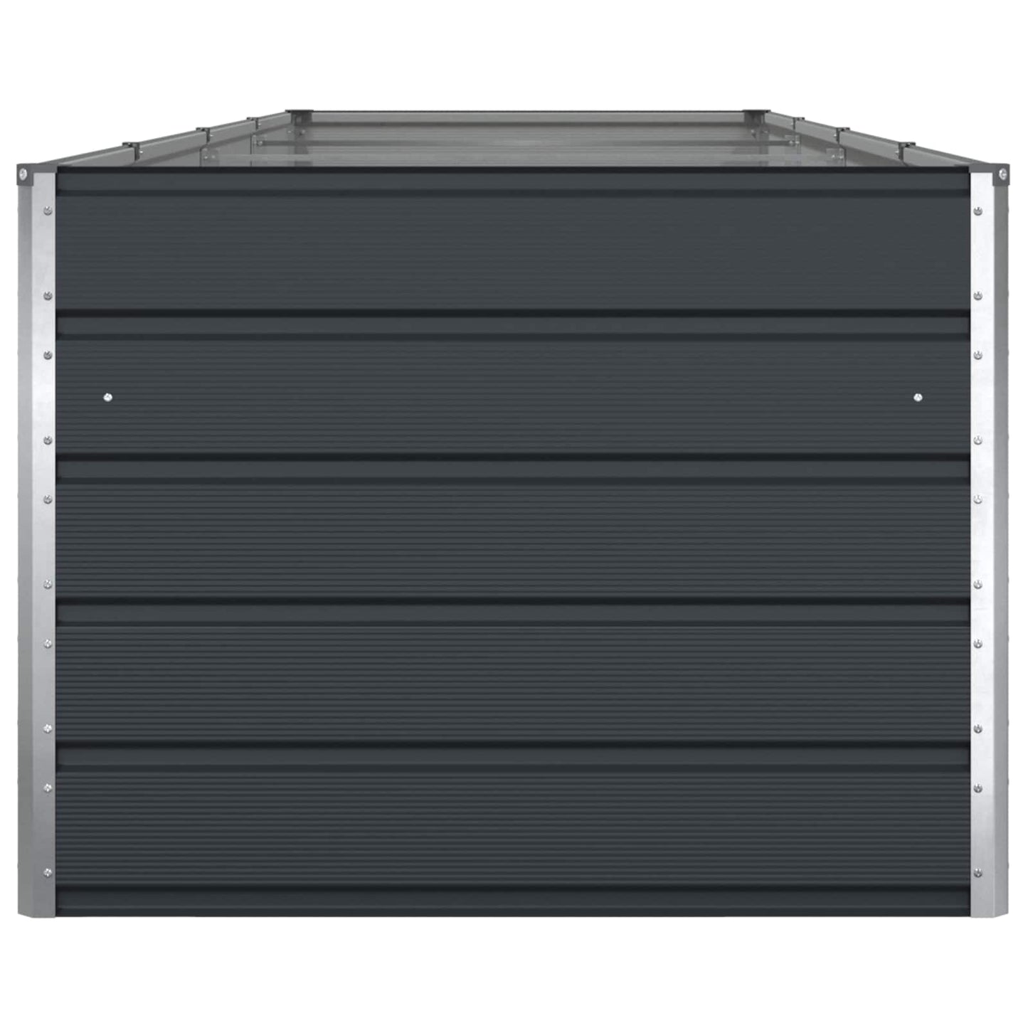 Fioriera Antracite 195 x 100 x 45 cm Acciaio zincato