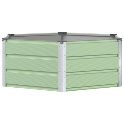 Fioriera Verde Pastello 129 x 129 x 45 cm Acciaio