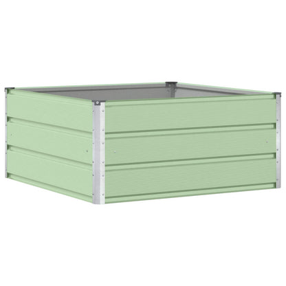 Fioriera Verde Pastello 100 x 100 x 45 cm Acciaio | homemem39