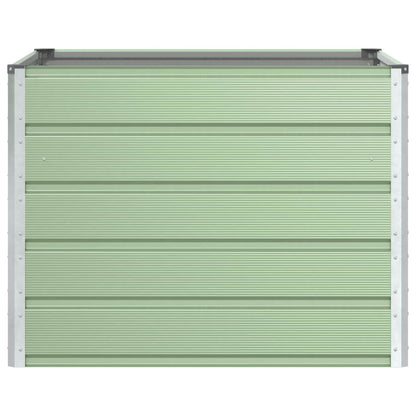 Fioriera Verde Pastello 100 x 100 x 75 cm Acciaio