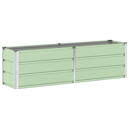 Fioriera Verde 160 x 40 x 45 cm Acciaio