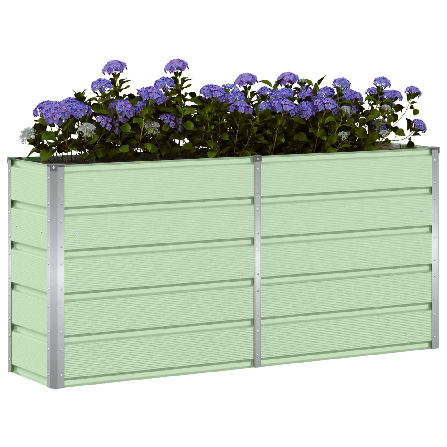 Fioriera Verde 160 x 40 x 75 cm Acciaio | homemem39