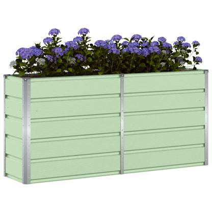 Fioriera Verde 160 x 40 x 75 cm Acciaio | homemem39