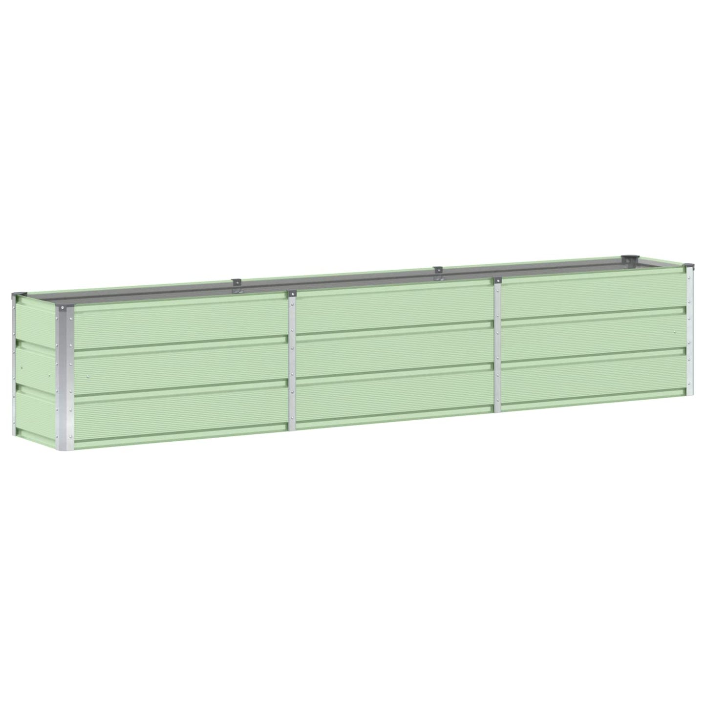 Fioriera Verde 240 x 40 x 45 cm Acciaio | homemem39