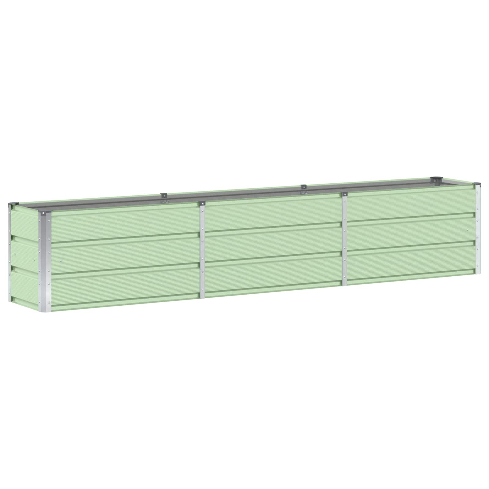 Fioriera Verde 240 x 40 x 45 cm Acciaio | homemem39