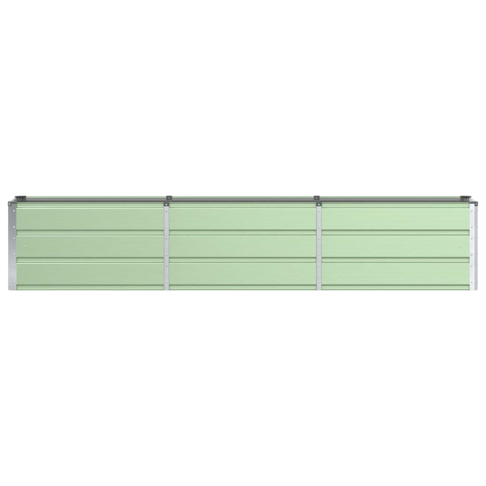 Fioriera Verde 240 x 40 x 45 cm Acciaio | homemem39