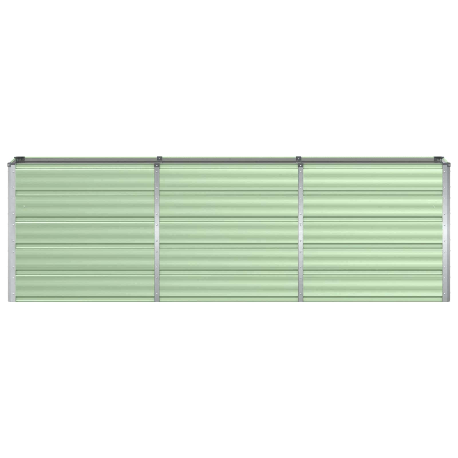 Fioriera Verde 240 x 40 x 75 cm Acciaio | homemem39