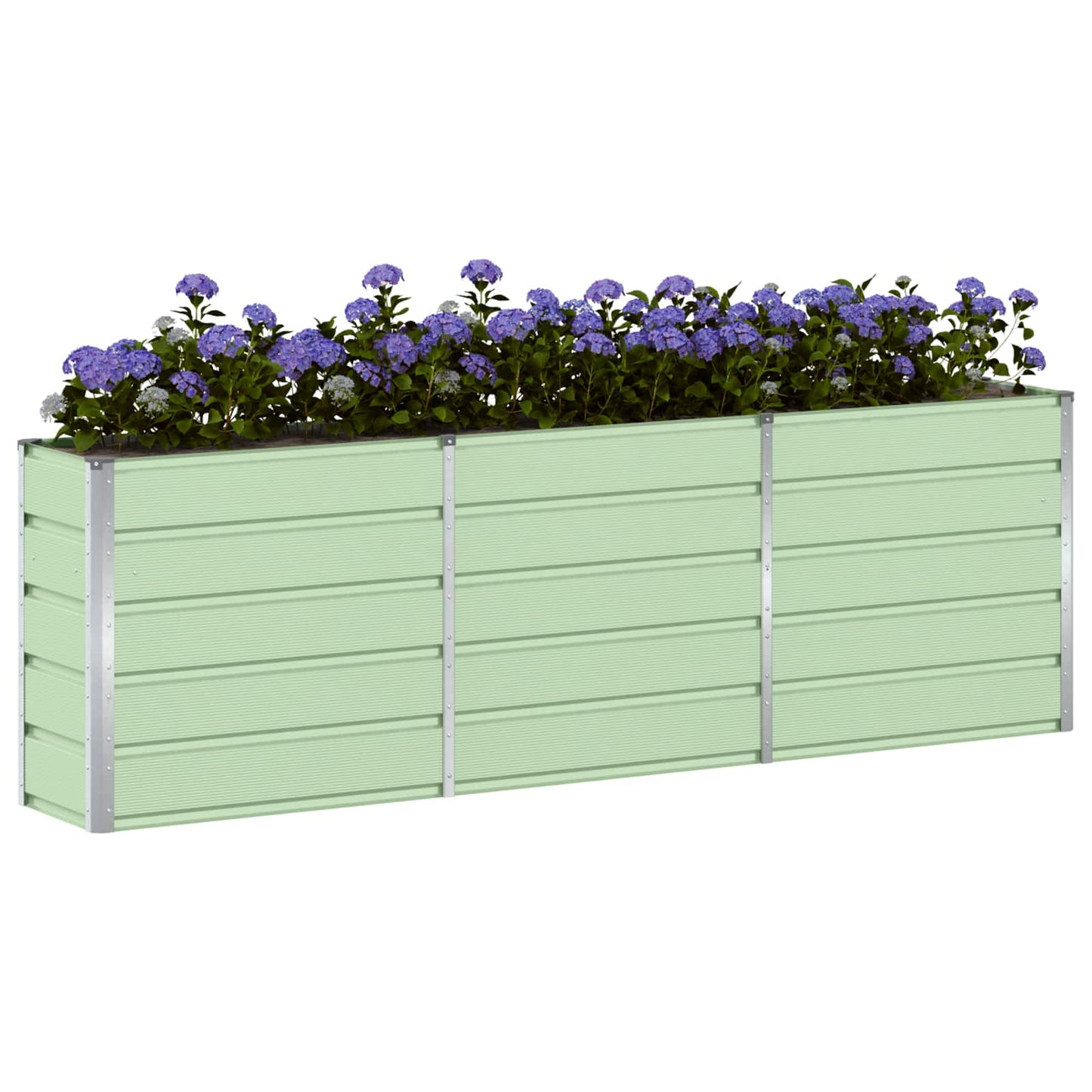 Fioriera Verde 240 x 40 x 75 cm Acciaio | homemem39