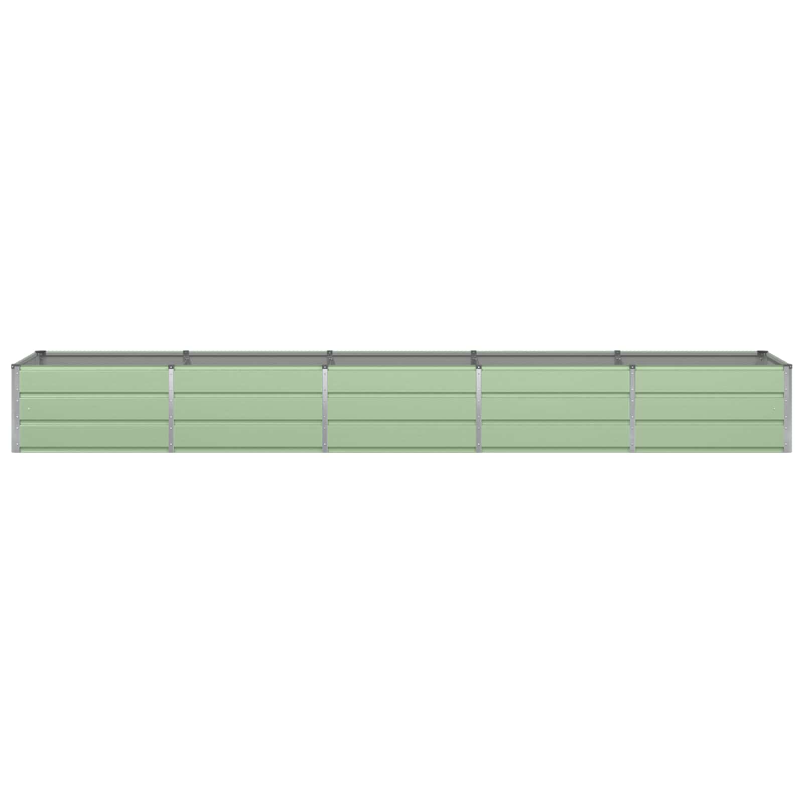 Fioriera Verde 400 x 80 x 45 cm Acciaio | homemem39