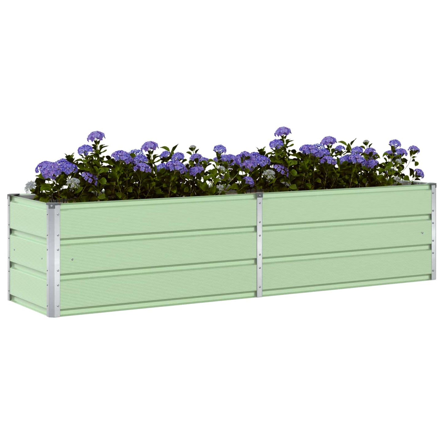 Fioriera Verde Pastello 195 x 50 x 45 cm Acciaio zincato | homemem39