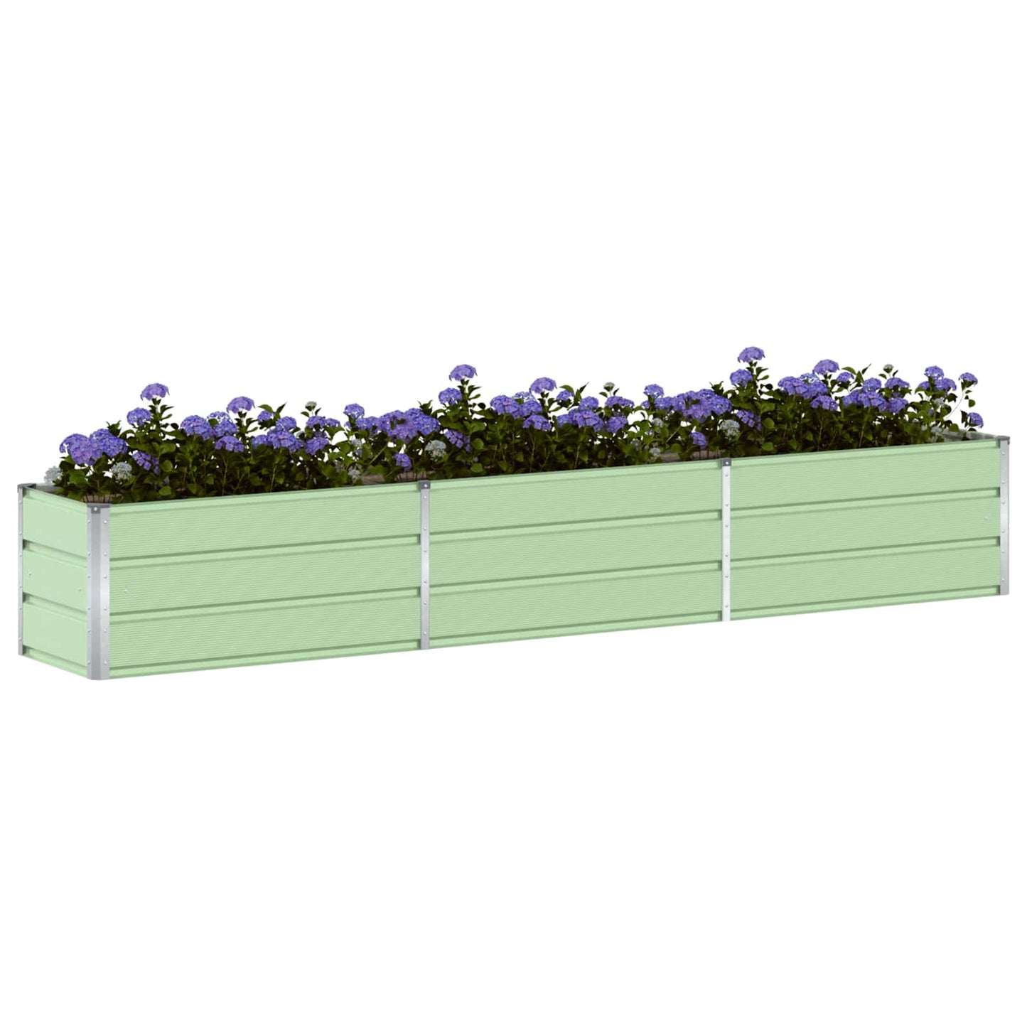 Fioriera Verde Pastello 290 x 50 x 45 cm Acciaio zincato | homemem39