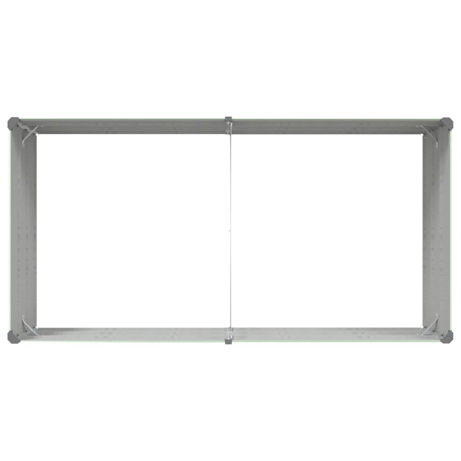 Fioriera Verde Pastello 195 x 100 x 45 cm Acciaio zincato | homemem39