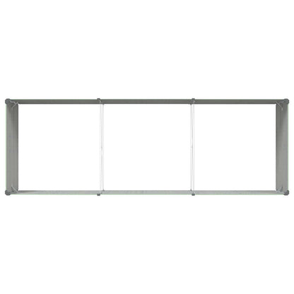 Fioriera Verde Pastello 195 x 100 x 45 cm Acciaio zincato