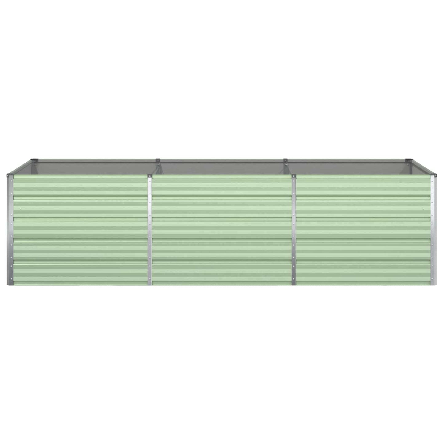 Fioriera Verde Pastello 195 x 100 x 45 cm Acciaio zincato