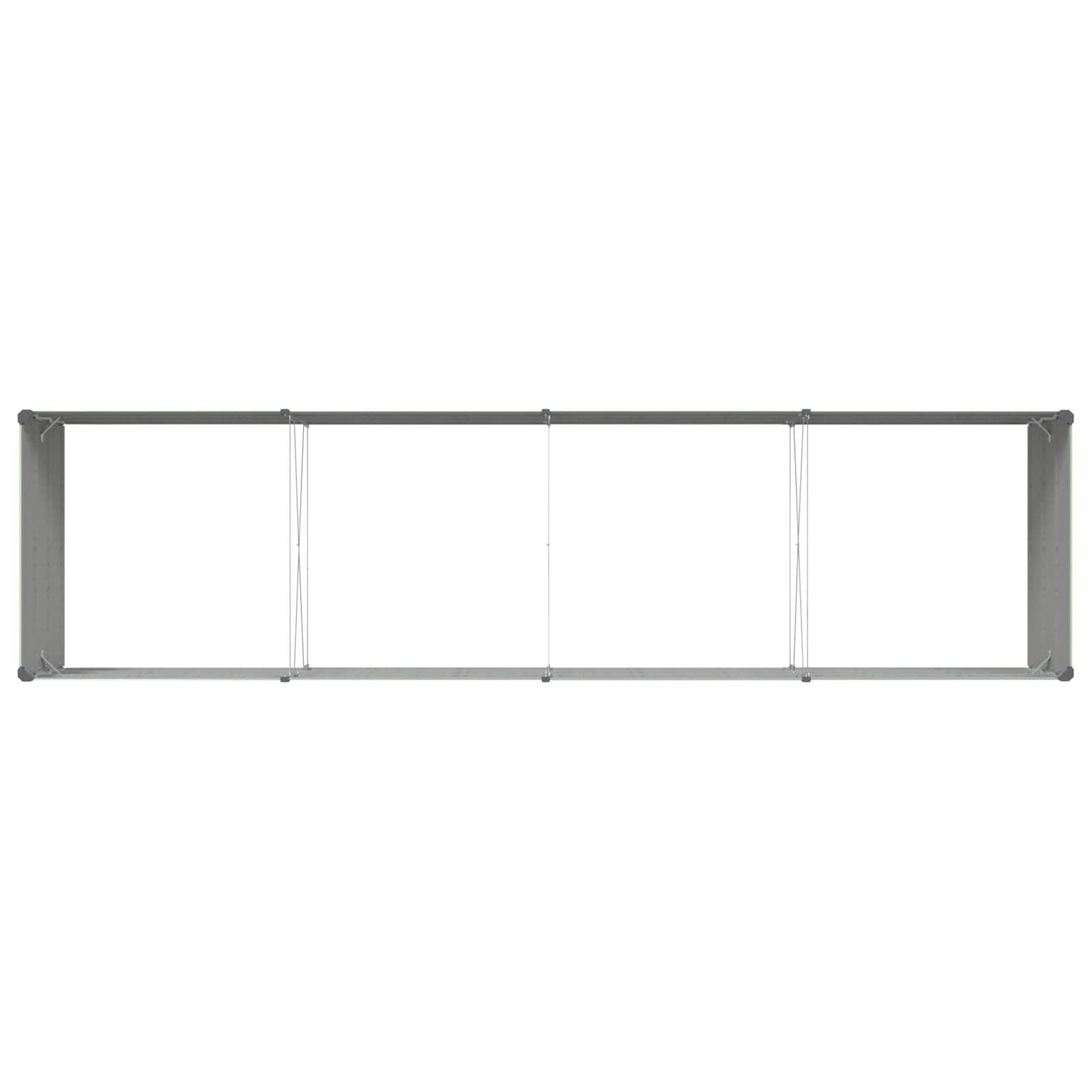 Fioriera Verde Pastello 195 x 100 x 45 cm Acciaio zincato