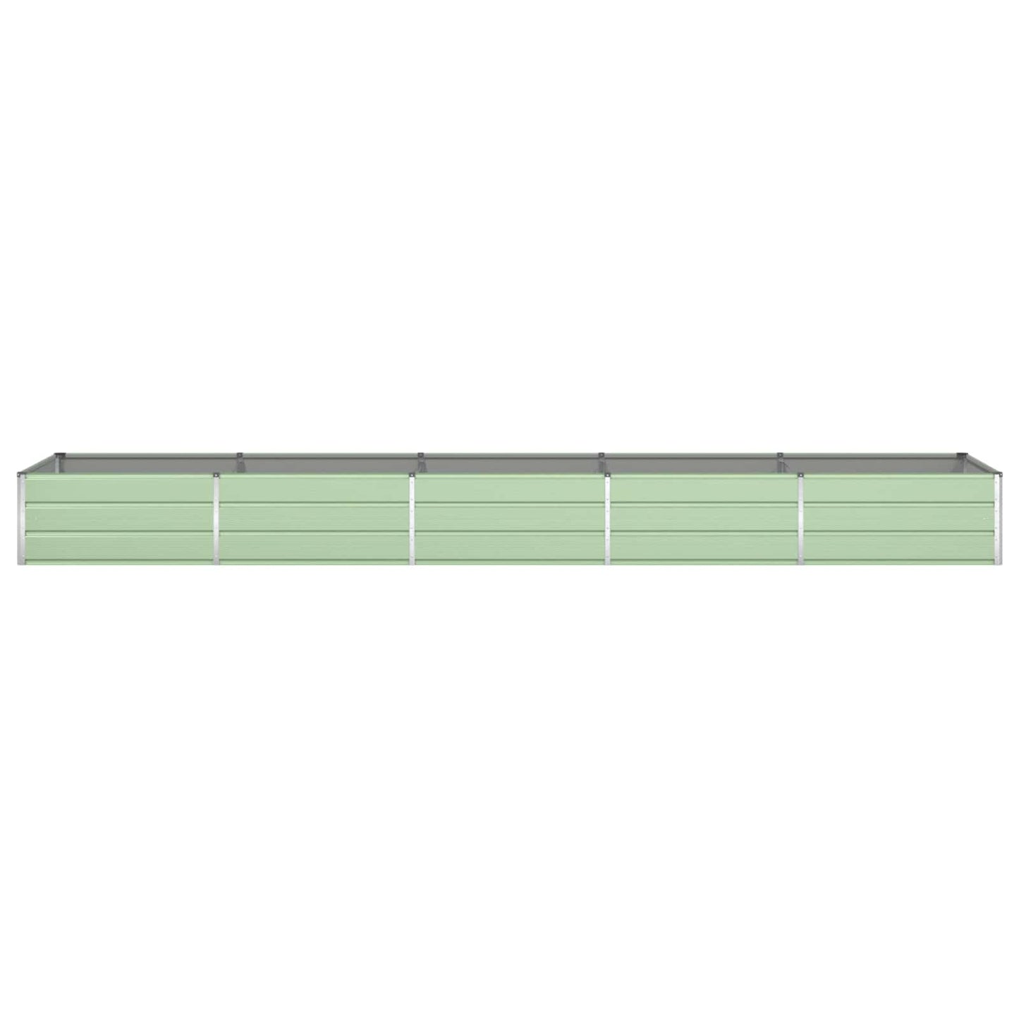 Fioriera Verde Pastello 480 x 100 x 45 cm Acciaio zincato