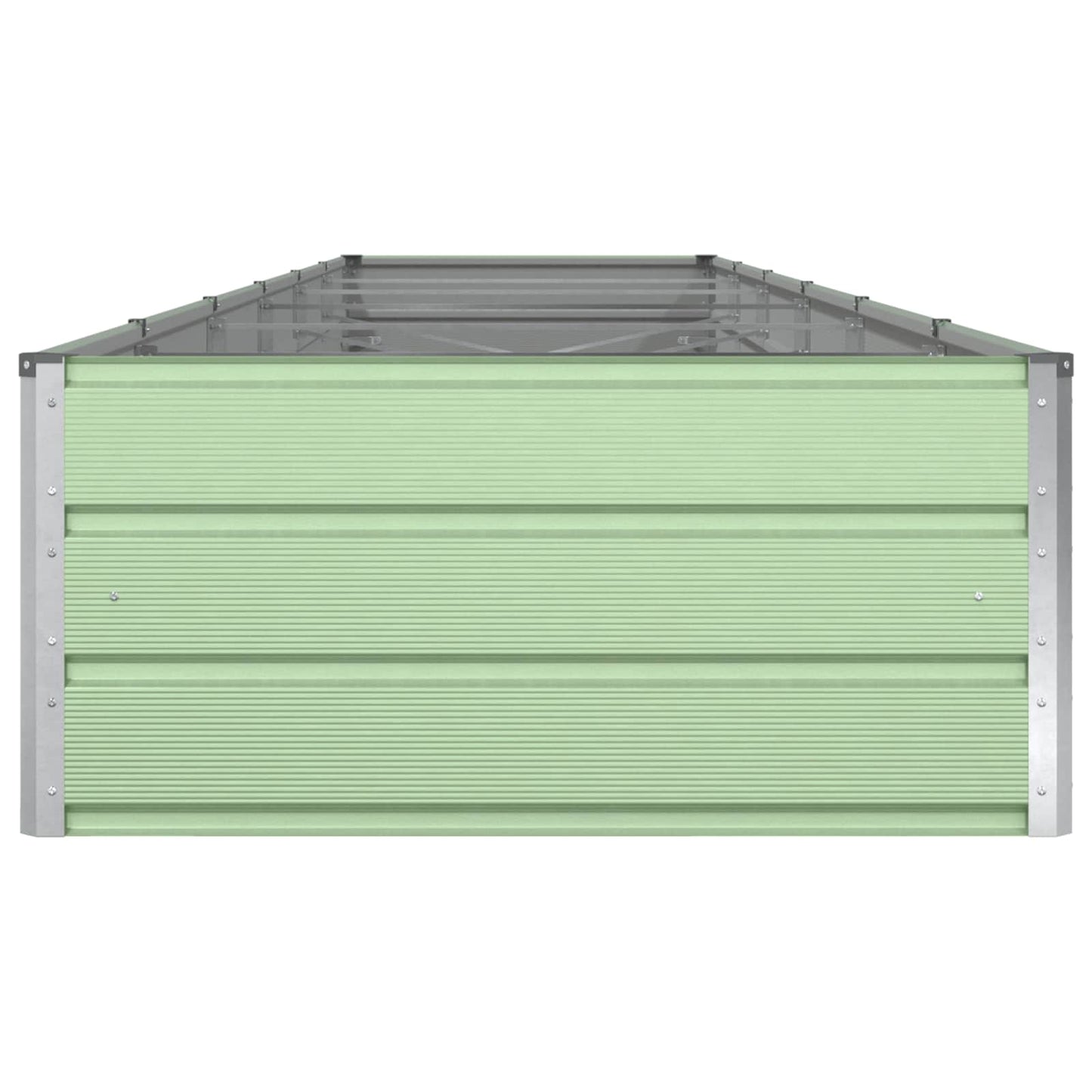 Fioriera Verde Pastello 195 x 100 x 45 cm Acciaio zincato