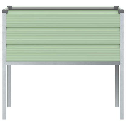 Fioriera Verde Pastello 100 x 45 x 90 cm Acciaio zincato