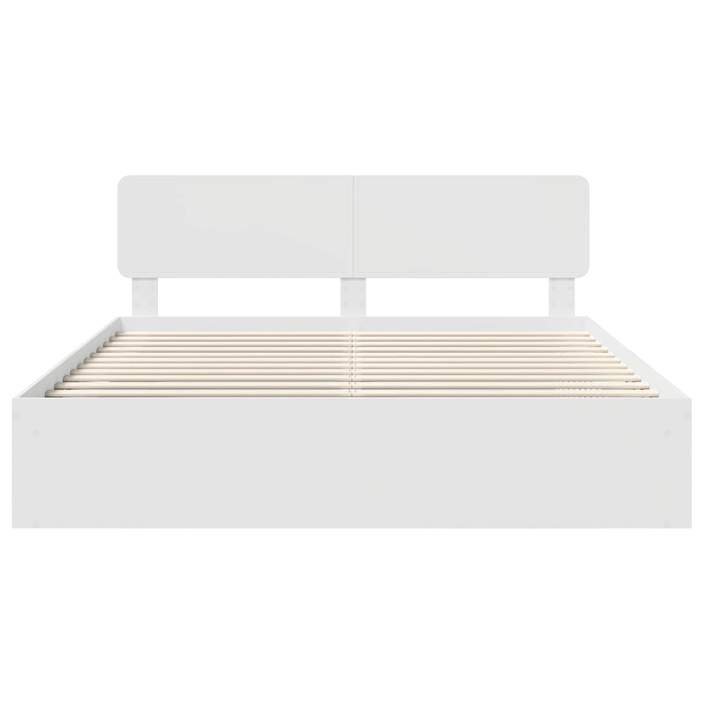Struttura del letto Bianco 200 x 200 cm Pino massello | homemem39