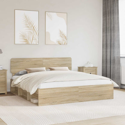 Struttura del letto Sonoma 200 x 200 cm Pino massello | homemem39