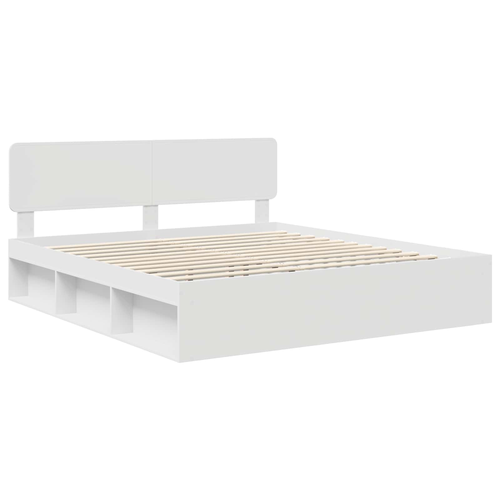Struttura del letto Bianco 180 x 200 cm Pino massello | homemem39