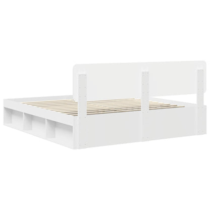 Struttura del letto Bianco 180 x 200 cm Pino massello | homemem39