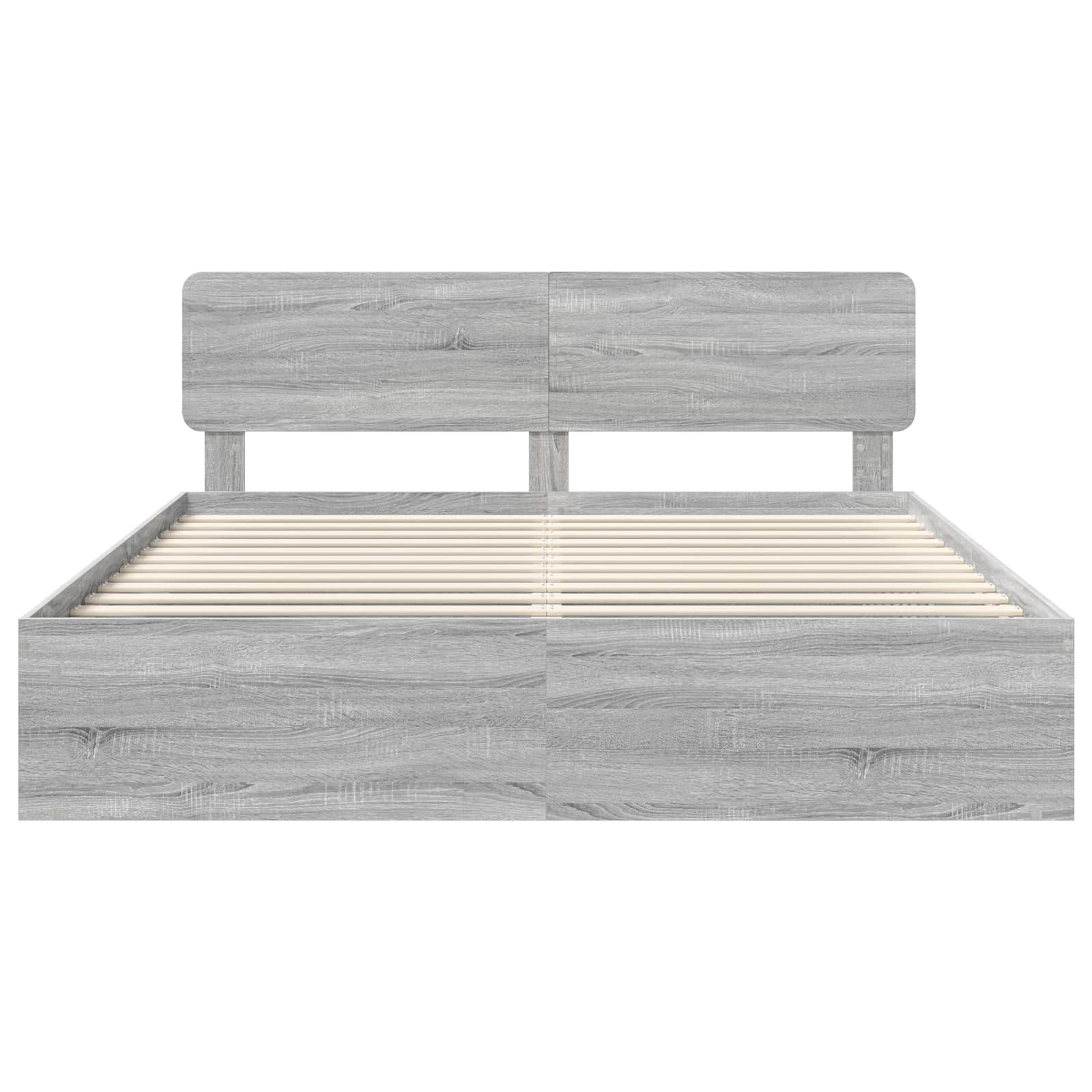Struttura del letto Grigio Sonoma 180 x 200 cm Pino massello | homemem39