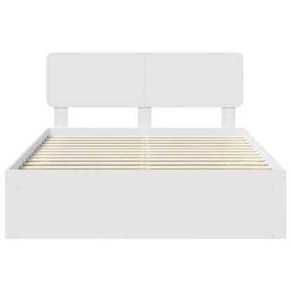 Struttura del letto Bianco 160 x 200 cm Pino massello | homemem39