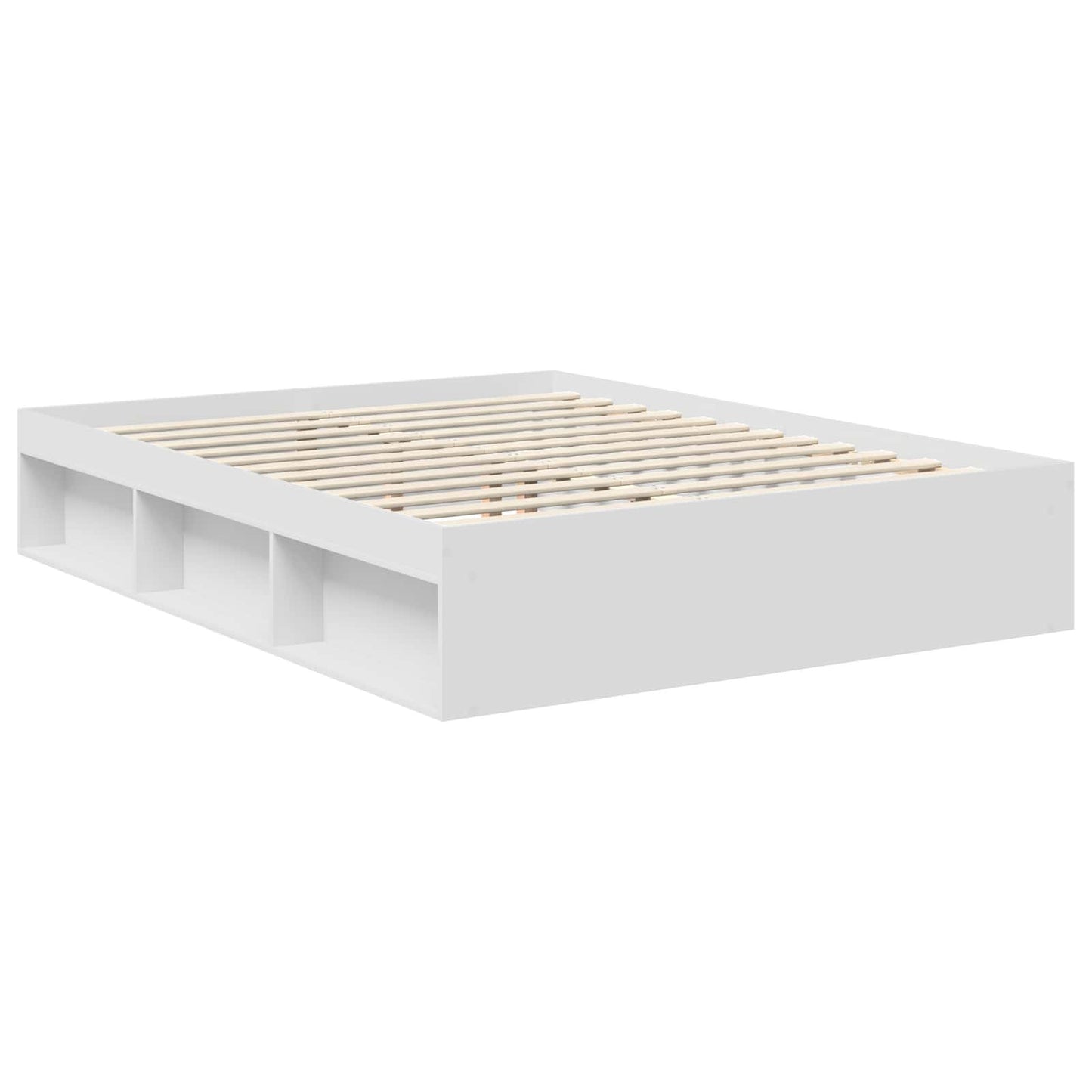 Struttura del letto Bianco 150 x 200 cm Pino massello | homemem39