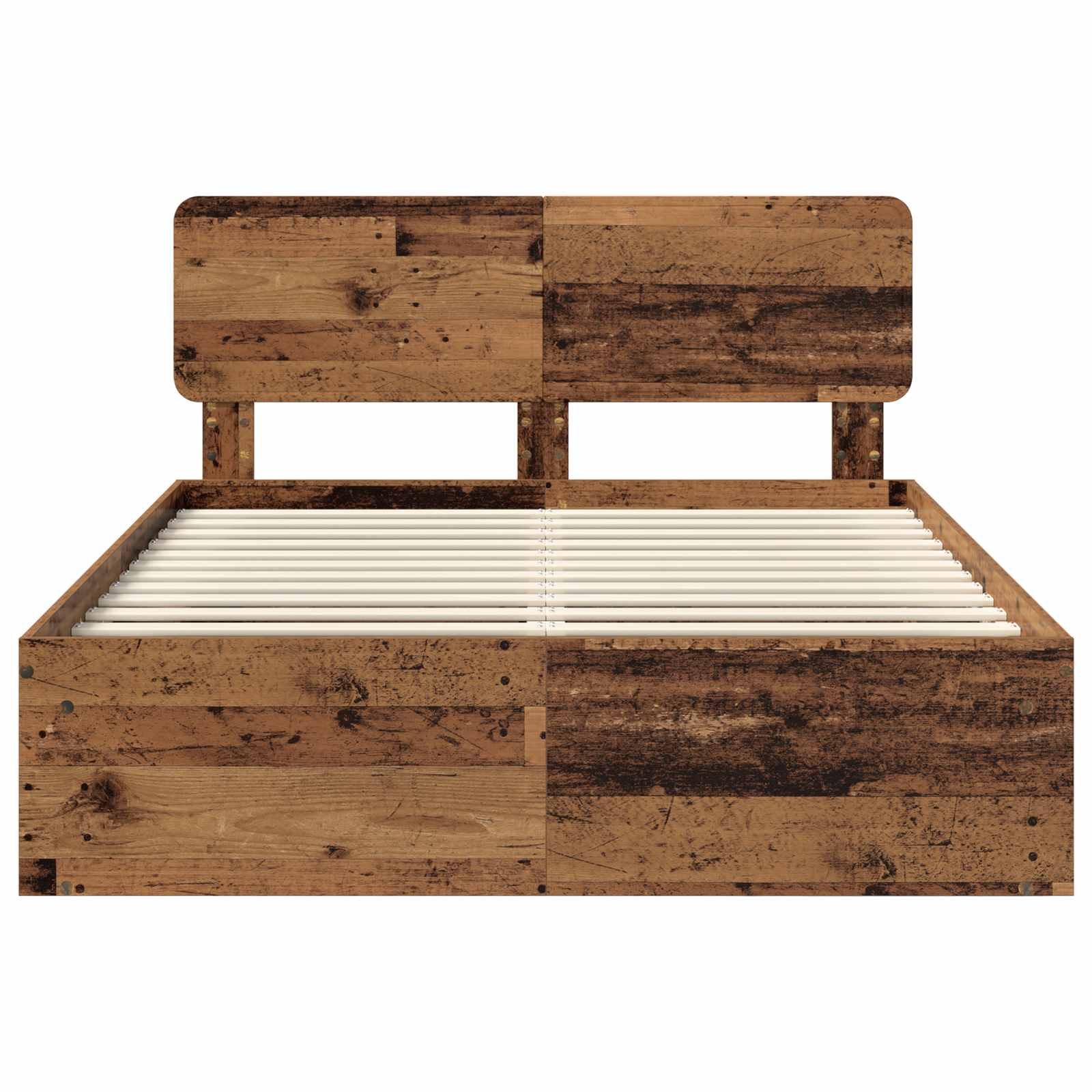 Struttura del letto Legno vecchio 150 x 200 cm Pino massello | homemem39